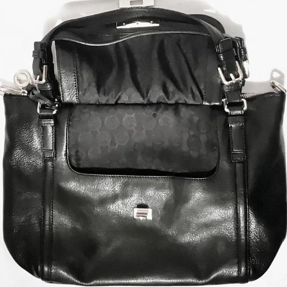 Michael Kors Black Satchel Handbag, EUC - Picture 8 of 16